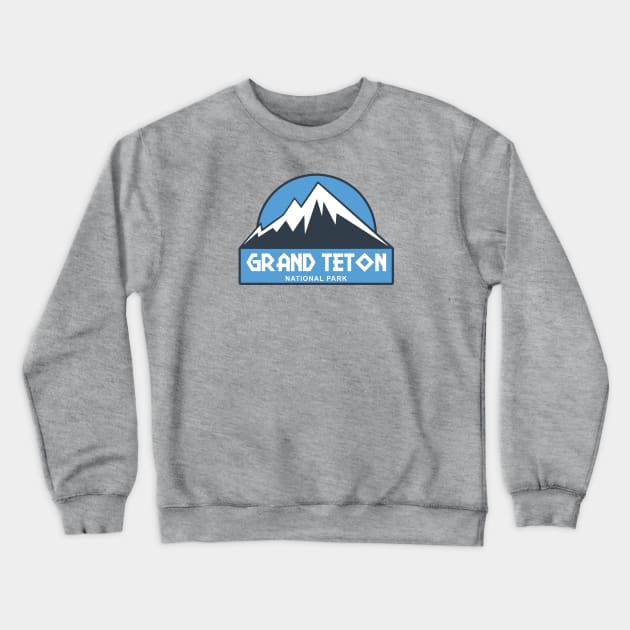 Grand Teton National Park Crewneck Sweatshirt by esskay1000